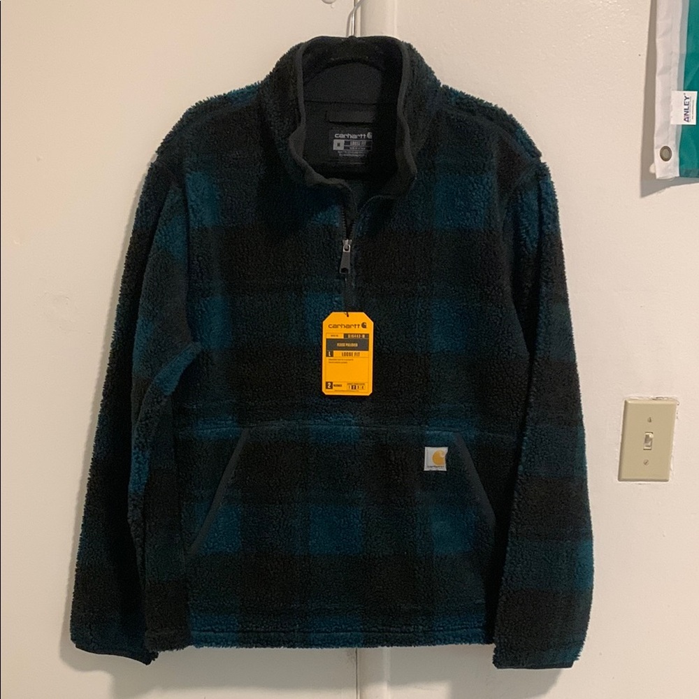 ⚡️Men’s Carhartt fleece pullover! NWT